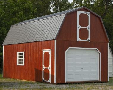 14x28 Two-Story Gambrel Barn Style Garage 