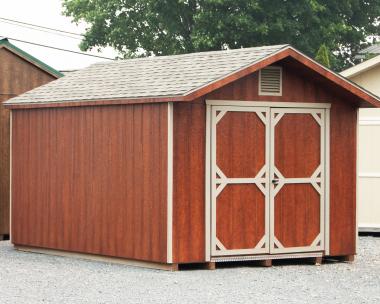 10x14 Front Entry Peak Style Storage Shed from Pine Creek Structures of Spring Glen, PA