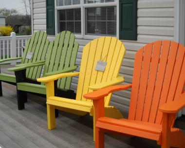 Pine Creek Structures Poly Furniture Adirondack Chair